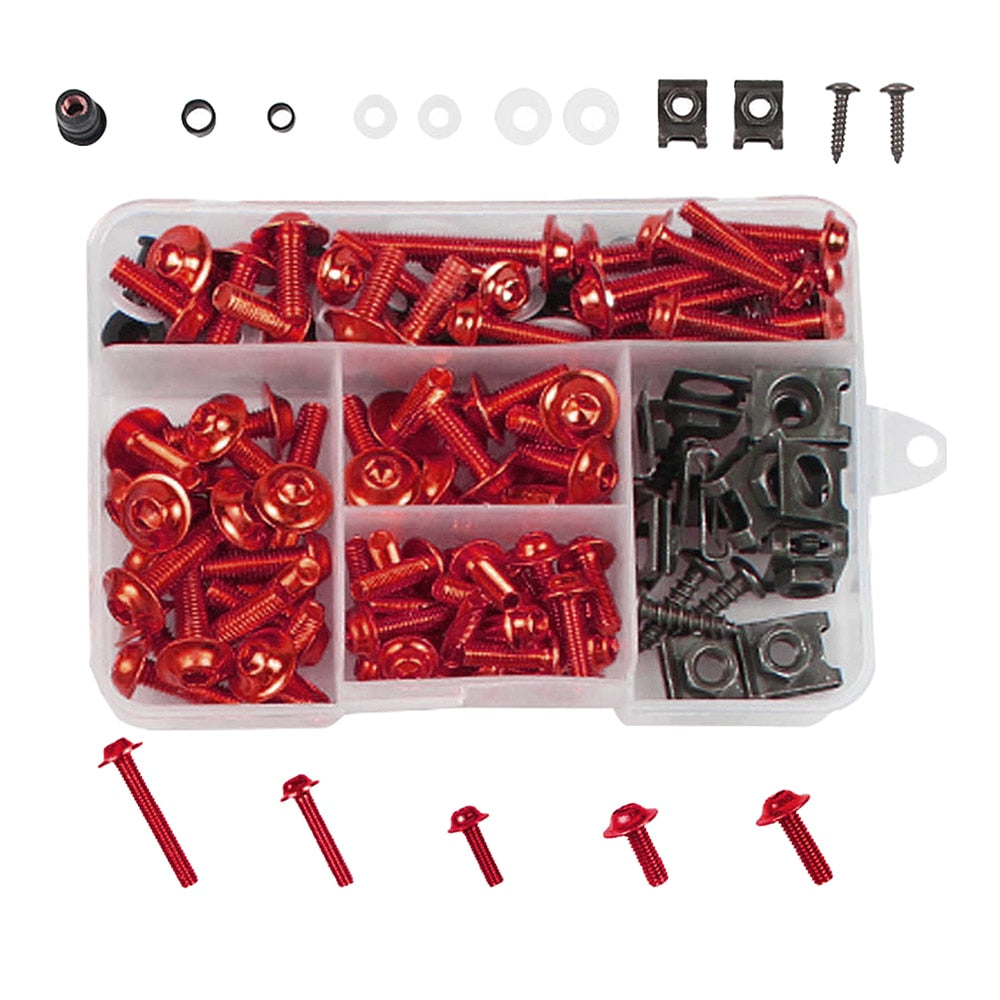 0 Red 177pc fairing kit service vask polering polish tools