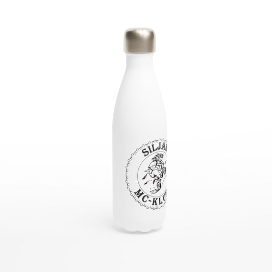 White 17oz Stainless Steel Water Bottle